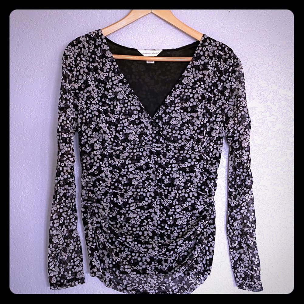 Christopher & Banks Women’s Floral Print Blouse